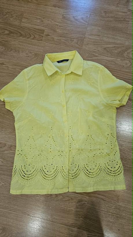 Žltá blúzka v. m, marks & spencer,m