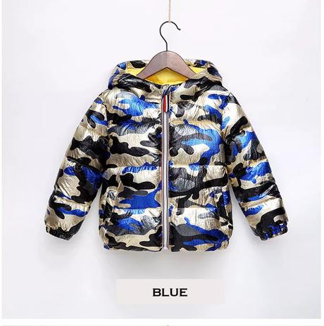 Vetrovka zimná maskáč, 92 - 128