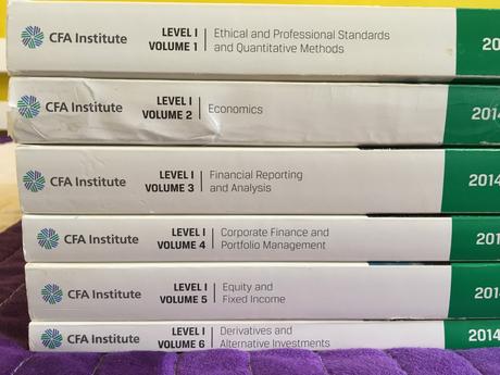 Cfa level 1 knihy - rok 2014, 