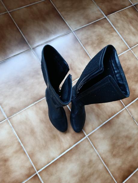 Čierne elegantné čižmy, 36