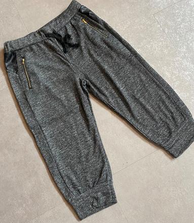 Teplakové nohavice 3/4-ťové, m