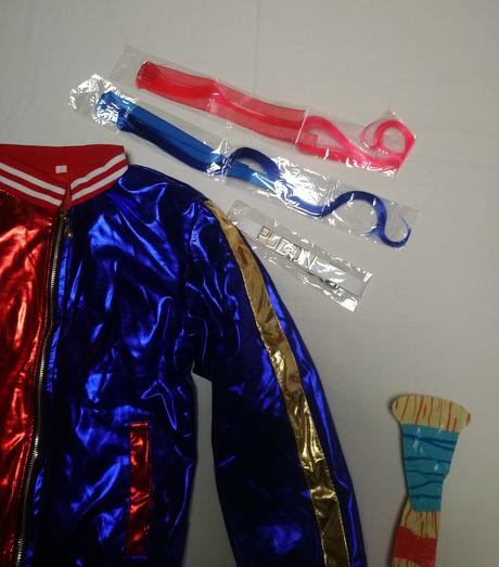 6 dielny kostým harley quinn joker, 10-12r,140-152, 