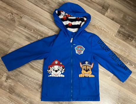 Prechodná nepremokavá bundička paw patrol, f&f,110