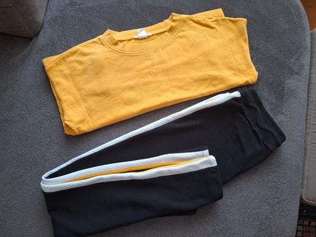 Mikina - crop top, h&m,164