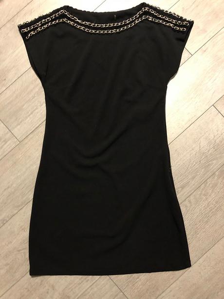 Čierne šaty s/m, s