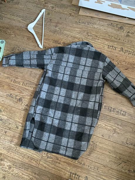 Dlhý shacket kabát / vrchná košeľa, h&m,xs