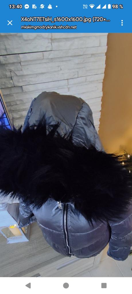 Dámska zimná vetrovka, s