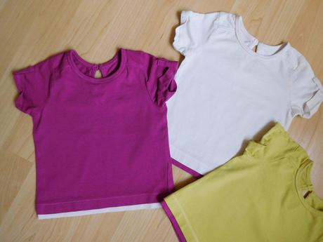 M-tričká pre dievčatko-3/6mesiacov,bavlnené, 68