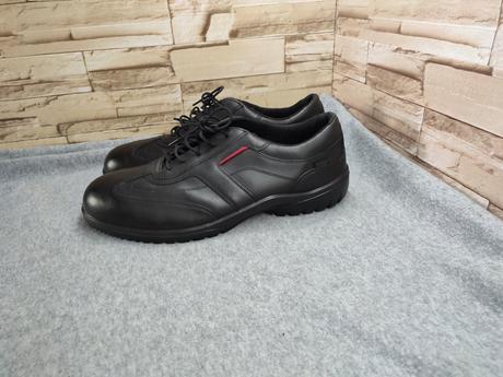 Uvex 45 - pánska kožená čierna pracovná obuv, 45
