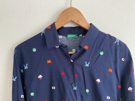 Košelové šaty, benetton,152