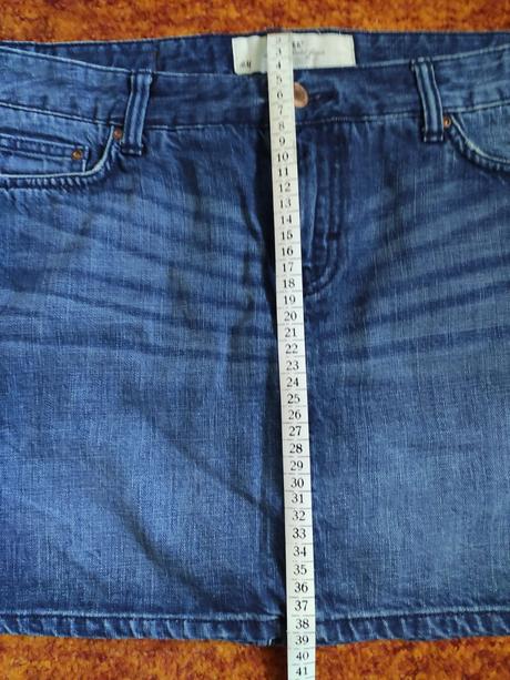 Riflova sukňa h&m veľ.40, h&m,40