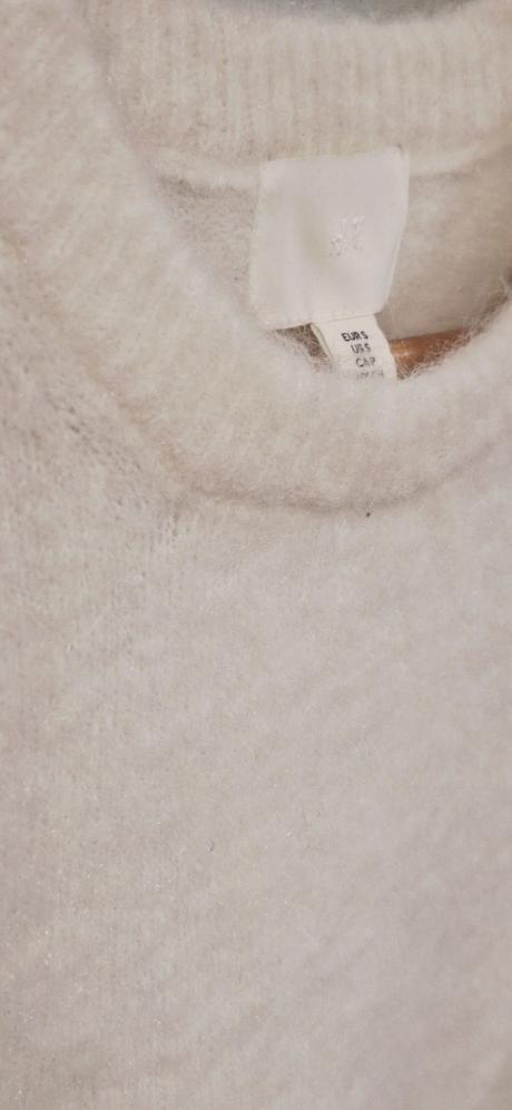 Chlpaty sveter s kratkym rukavom h&m, h&m,s