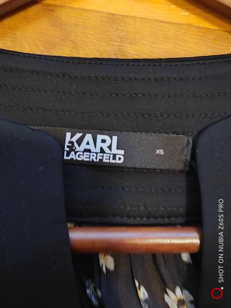 Karl lagerfeld originál luxusné dámske šaty, m / s / xs