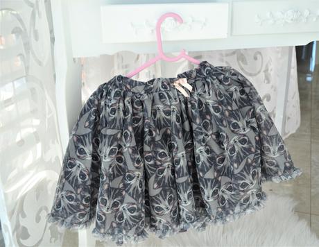 Mačičková tutu sukňa-hm-128, h&m,128