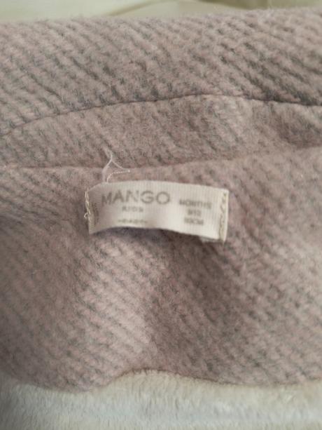 Vlnený kabát mango 80, mango,80