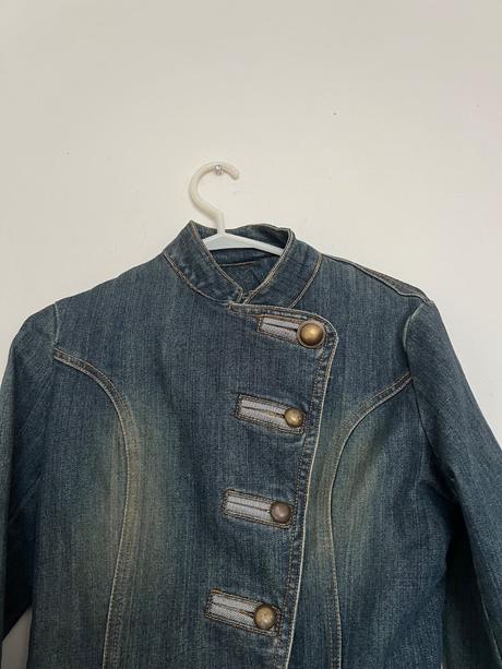 Prekrasny kabatik bunda riflova dzinsova  v histor, xs