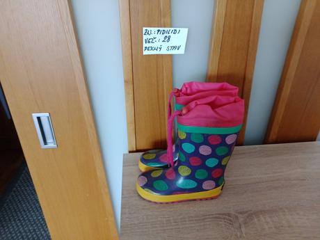 Dievčenské gumáky zn.pidilidi veľ.28, 28
