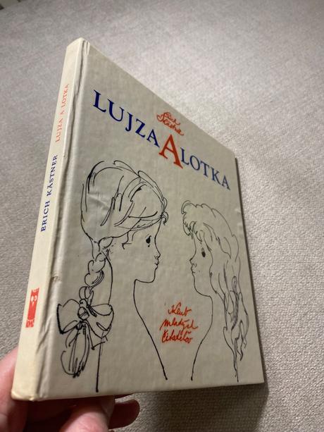 Krásna stará retro kniha lujza a lotka 1973,