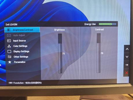 Predám lcd dell u2412m rozlisenie 1920x1200,