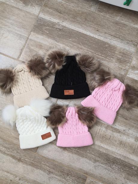 Detské čiapky zimné, 74