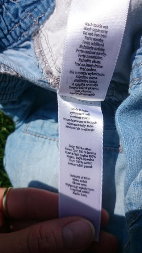 Tenke riflove kratasy 12-18m, f&f,74