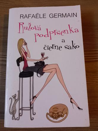 Rafaële germain - ružová podprsenka a čierne sako, 