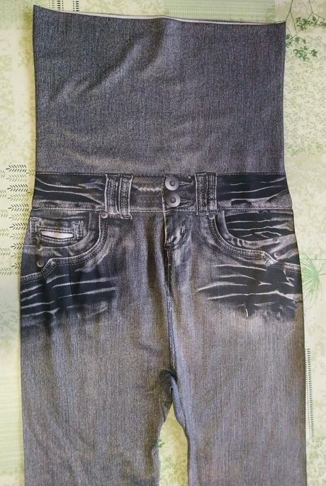 Dámske sivé slim jeggingsy, vysoký pás, s/m, m