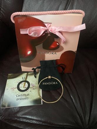 Pandora rosegold naramok, pandora