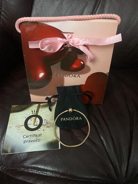 Pandora rosegold naramok, pandora