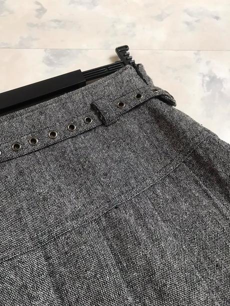 Tvídová skladaná sukňa, xs