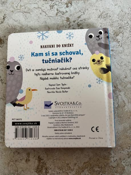 Kniha pre deti kam si sa skoval tučniačik, 