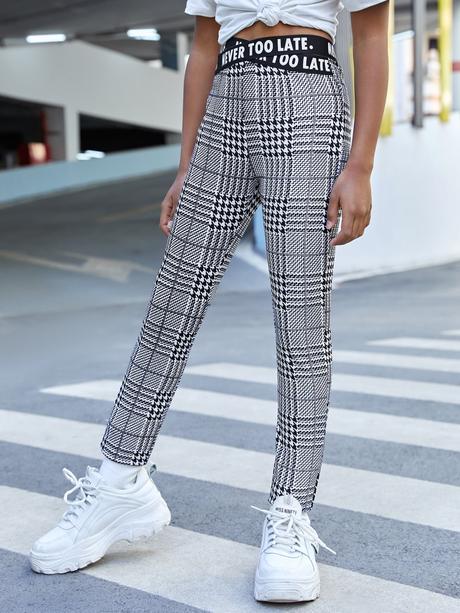 Legíny kockovane poštovné zdarma, 128 / 134 / 140 / 146 / 152