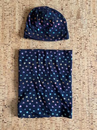 Ciapka + nakrcnik, h&m,110