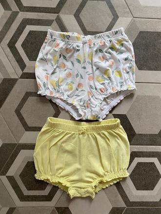 H&m naberane bavlnene kratasy, h&m,98