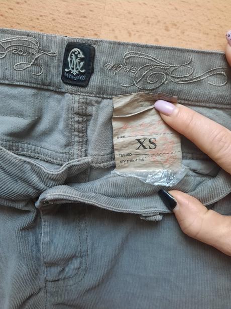 Dámske menčestráky, denim,s