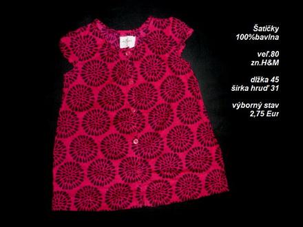 Šatičky, h&m,80