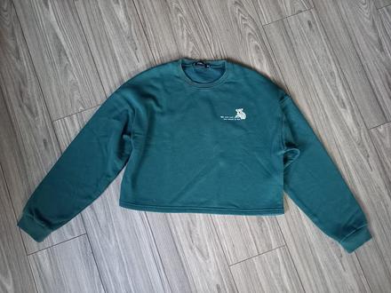 Mikina crop top, new yorker,m