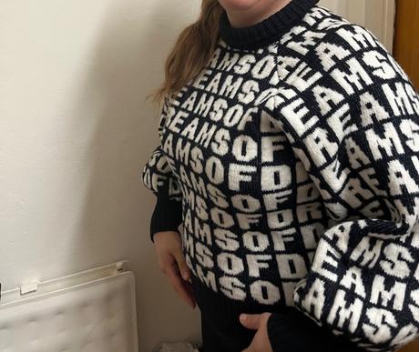 Teplý sveter značky h&m, h&m,xs