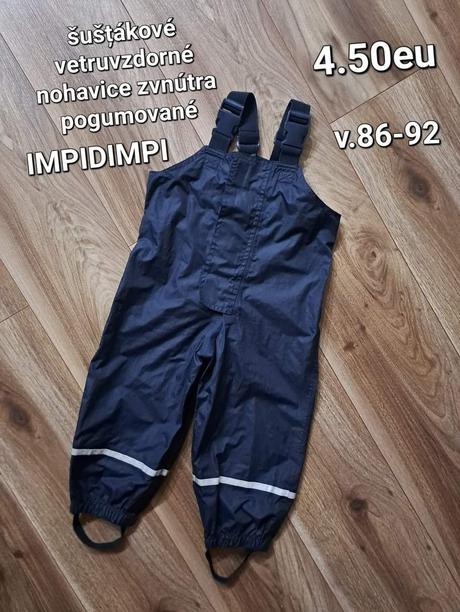 Vetruvzdorné nohavice, impidimpi,86