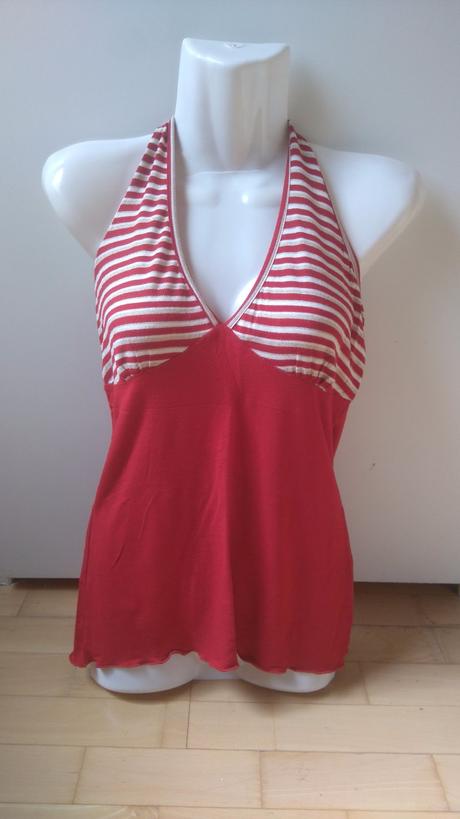 Červený sexi top, m