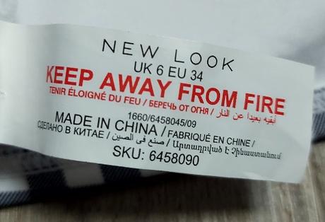 Kárované bikiny, new look,34