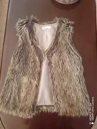 Huňatá vesta, h&m,146