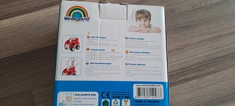 Malé drevené auto hasič, 