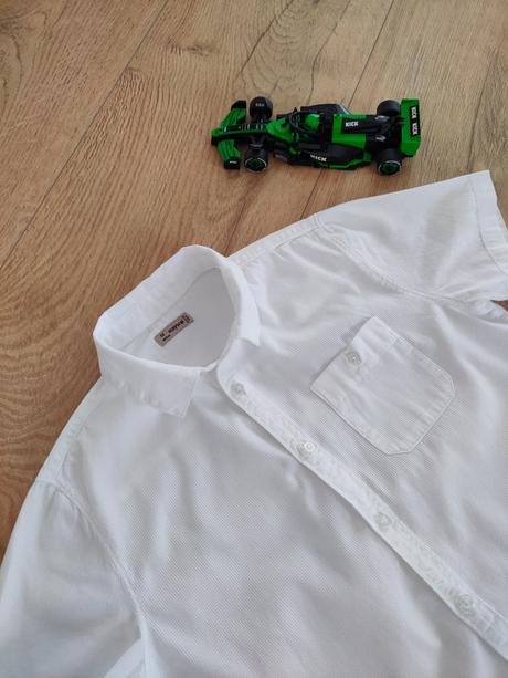 Biela chlapčenská košeľa mayoral, veľ. 140, mayoral,140