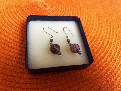 Náušnice z naturálnych kamienkov, 