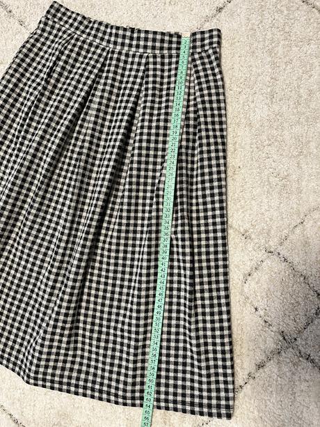 Károvaná sukňa, s