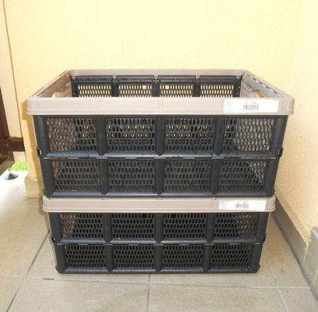 Skladacie plastové prepravky 32l, 