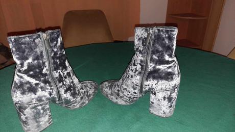 Predám velúrové kotníkové čižmičky kate gray veľ., 37