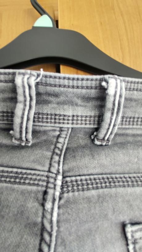 Pánske sivé biker rifle clockhouse skinny, c&a,34
