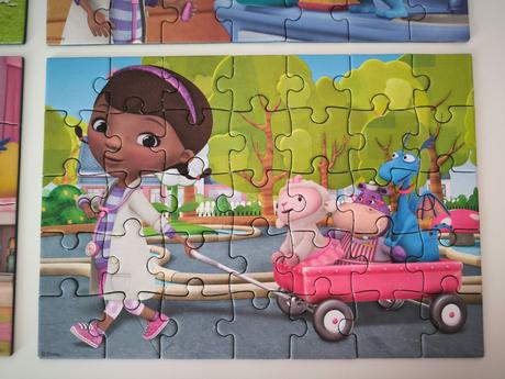 Puzzle doktorka plyšáková + pexeso,